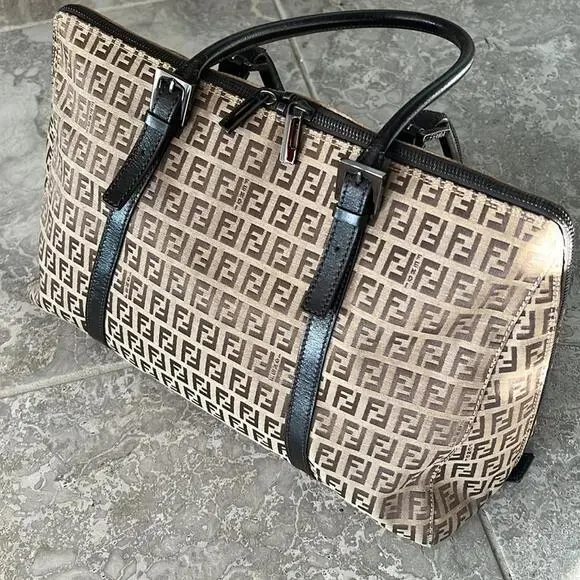 Fendi Zucchino Canvas tote bag Excellent - Picture 5 of 15